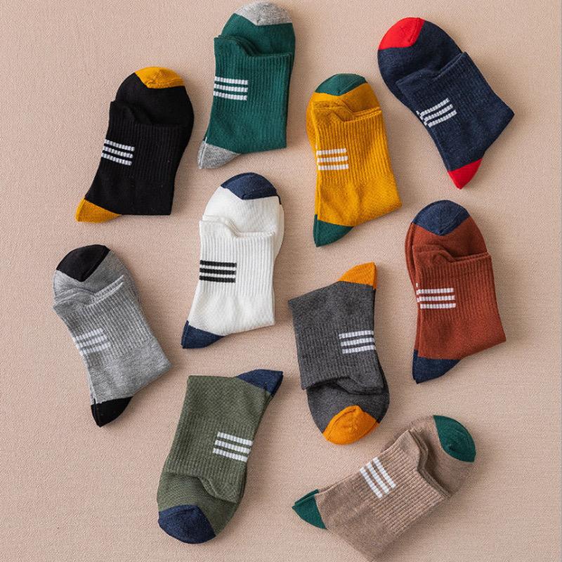 FreeShiping 10Pairs Korean Style High Quality Ankle Socks Three Stripe Fashion Style Socks For Men Size Free-Size 36-43 Men Socks  FreeShiping 10Pairs Korean Style High Quality Ankle Socks Three Stripe Fashion Style Socks For Men Size Free-Size 36-43 Men Socks